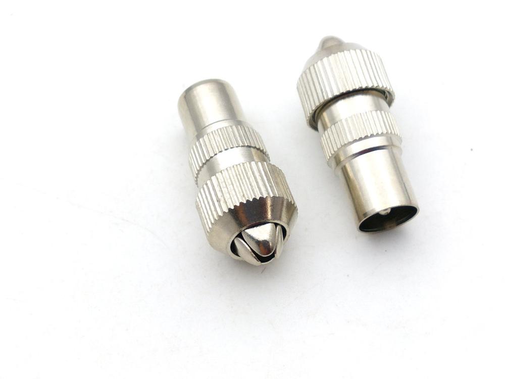 5pcs MALE TV AERIAL CONNECTOR PLUG COAXIAL COAX adapter