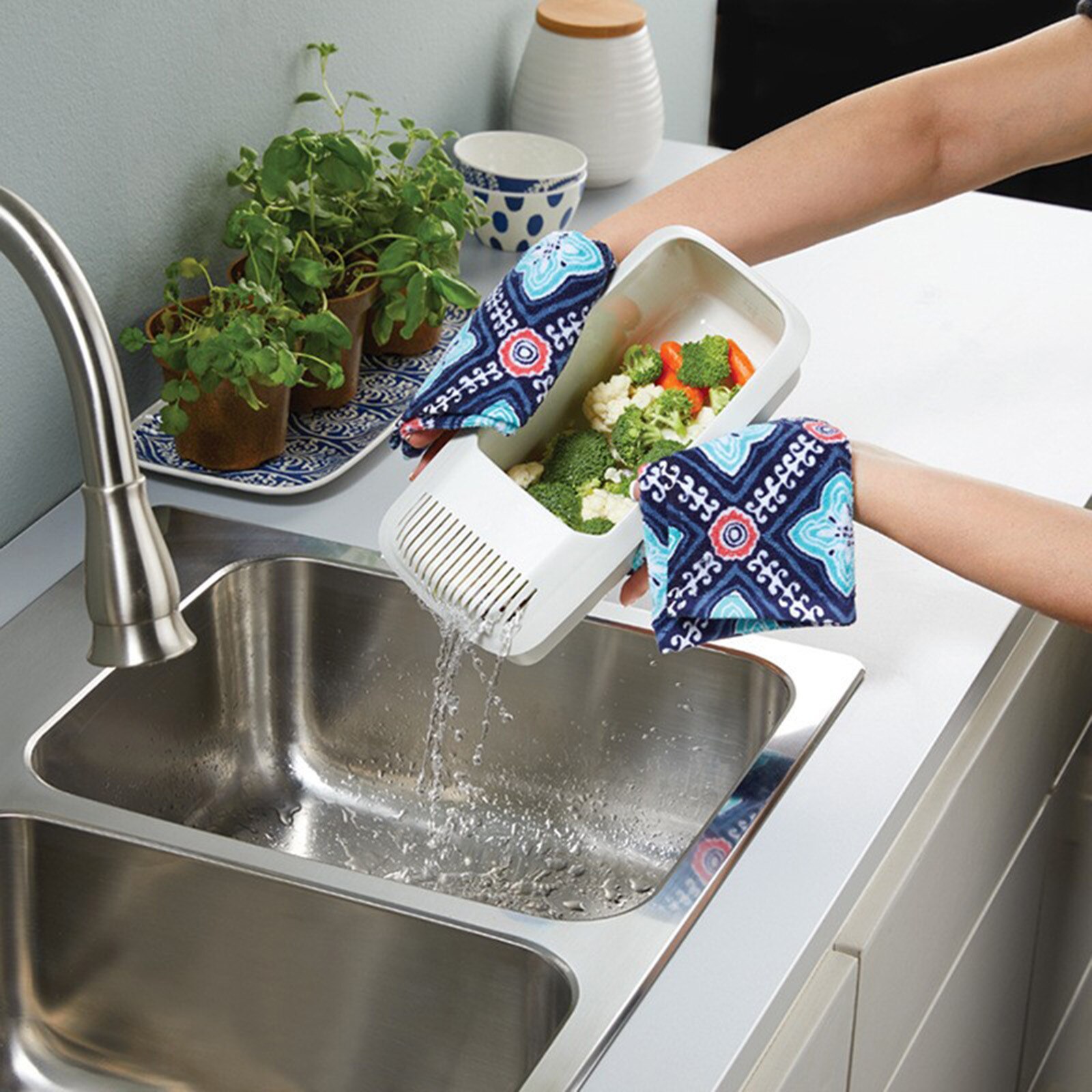 Microwave Pasta Cooker With Sieve Heat Resistant Pasta Boat Steamer Spaghetti Noodle Cooking Box Tool Kitchen Accessories