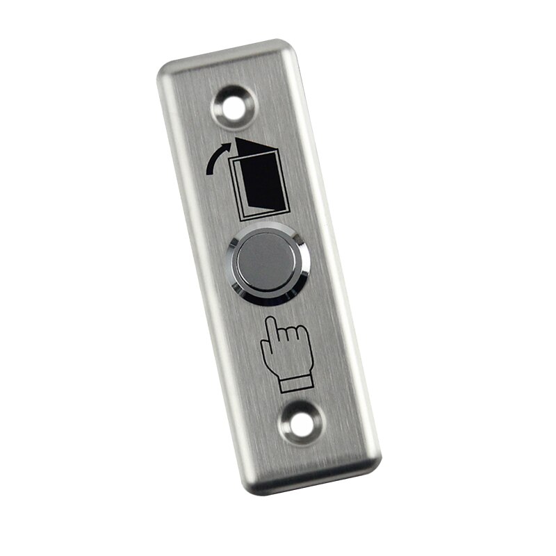 Stainless Steel Exit Button Push Switch Door Sensor Opener Release For Magnetic Lock Access Control Home Security Protection
