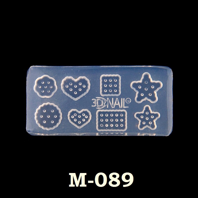 1PC 2x4cm 3D Nail Art forma silikonowa do żywicy do tworzenia biżuterii kot gwiazda serce przezroczysta silikonowa forma dla kobiety DIY wisiorek: M-89