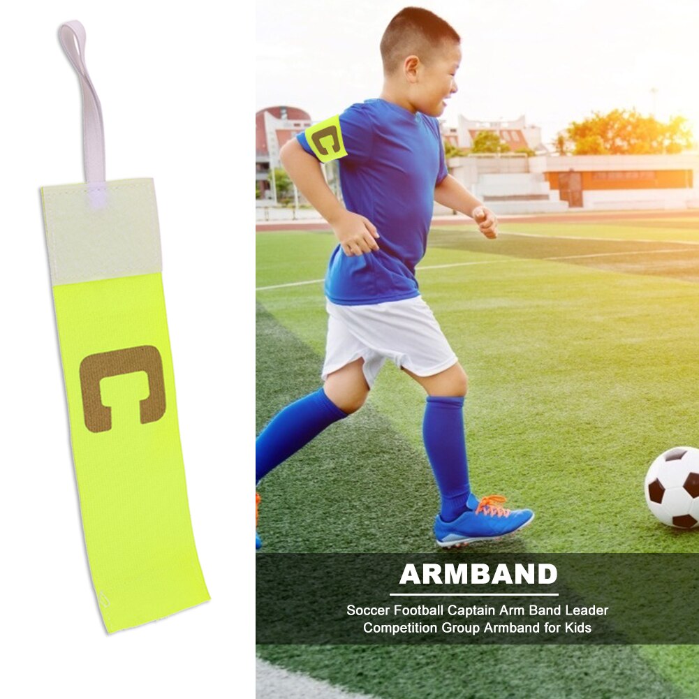 Armband Skillful Manufacture Kids Child Elastic Soccer Football Captain Armband Leader Competition Arm Band