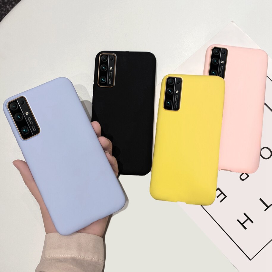 Custodia morbida in TPU di lusso per Huawei Honor 30 Cover paraurti in Silicone Ultra sottile per Honor30 custodia BMH-AN10 opaca Coque Fundas 6.53 pollici