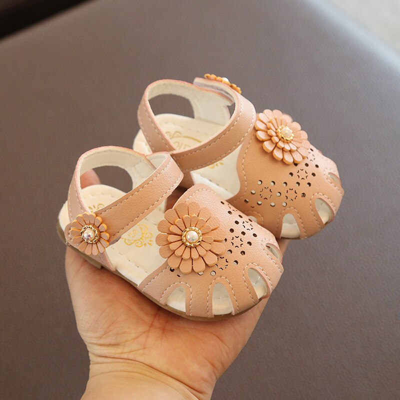 Sandali del bambino di Estate Della Ragazza Dei Capretti Scarpe di 0-2 Anni I Bambini Infantili Sandali casual Morbido Scarpe Della Ragazza Del Bambino Del Bambino Scarpe