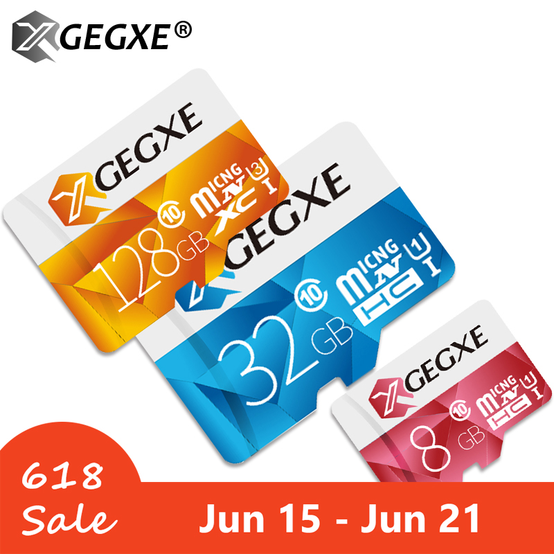 Xgegxe Microsd 32 Gb Geheugenkaart 8 Gb 16 Gb 64 Gb 128 Gb 256 Gb Micro Sd-kaart C10 98 Mb/s Tf Card Flash Drive Voor Smartphone