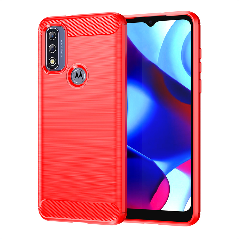 Per Cover Motorola Moto G custodia pura per Moto G Pure Coque paraurti posteriore custodia morbida antiurto in TPU per Motorola Moto G Pure Fundas: Red