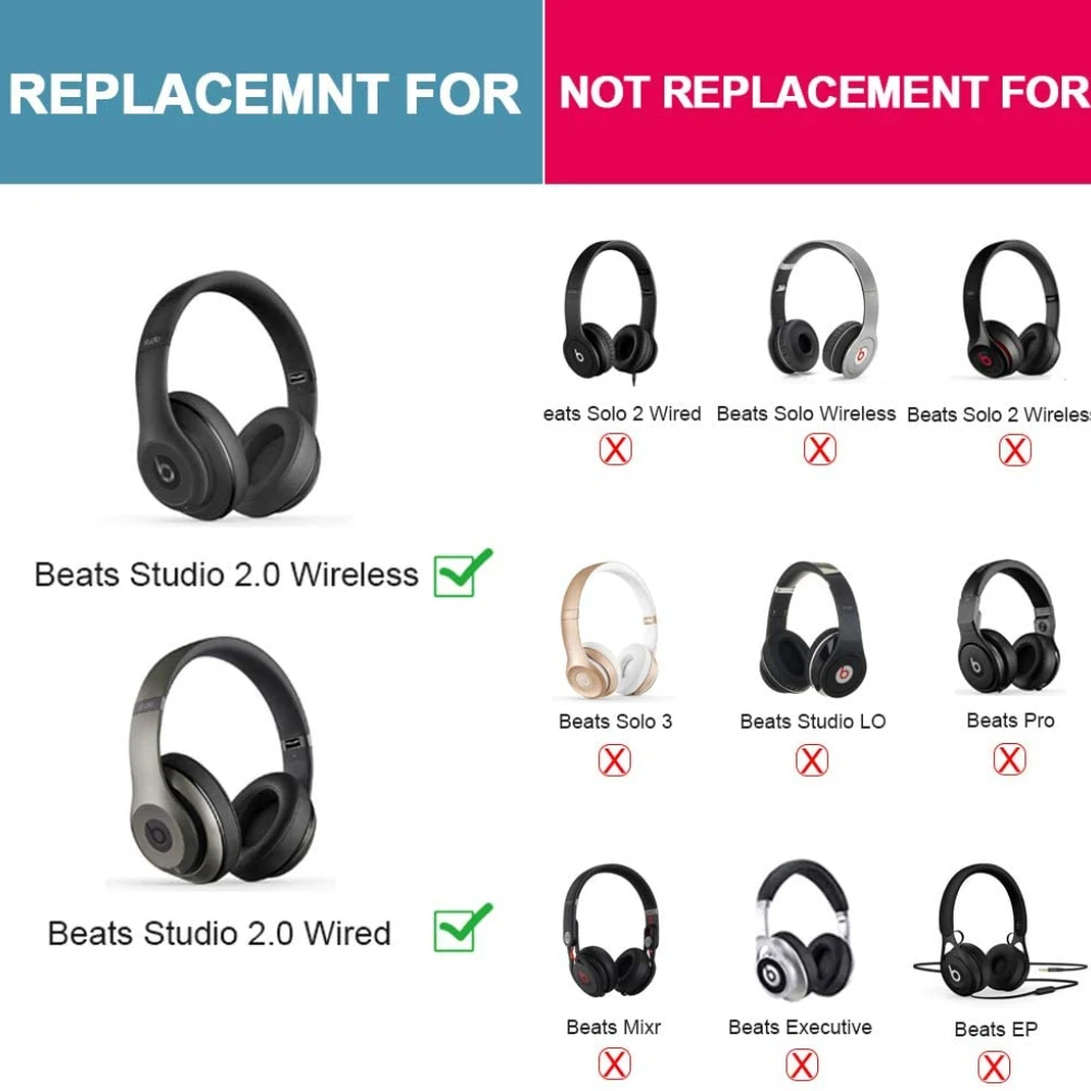 Bandeau de remplacement pour casque Studio 2.0, pièces de réparation, coque en plastique pour faisceau de casque Beats Studio2.0