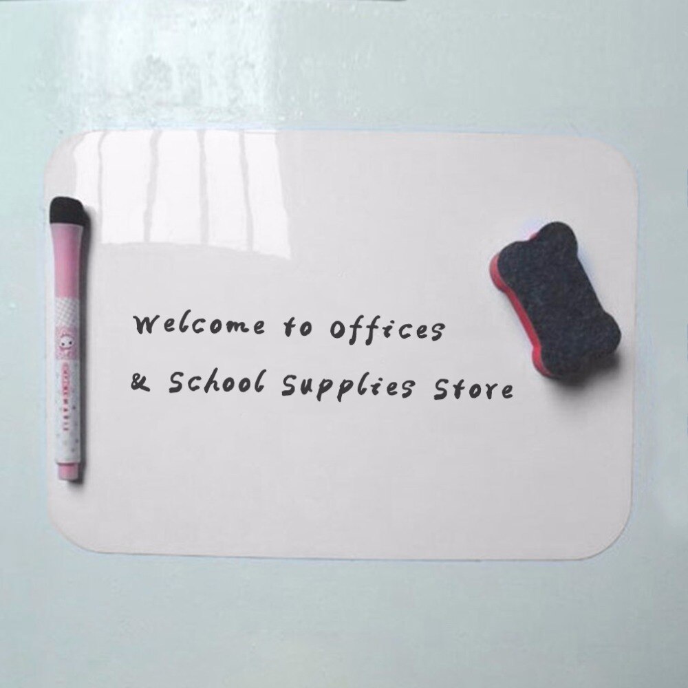 21*15cm Waterproof Whiteboard Writing Board Magnetic Fridge Erasable Message Board Memo Pad Drawing Board Home Office