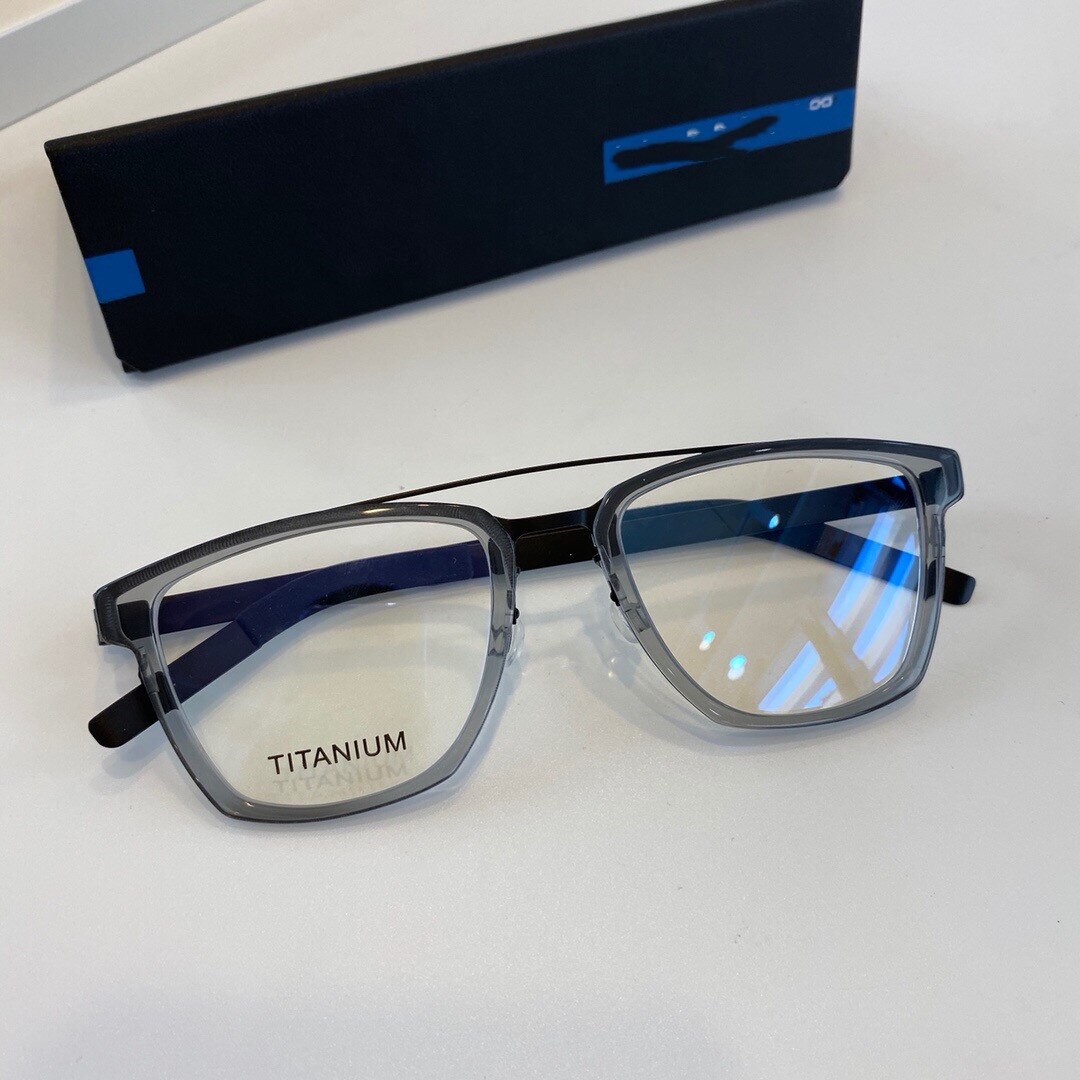 Danmark märke titan glasögonbåge män kvinnor ultralätt receptbelagd myopi utan skruv glasögonbåge gafas 4507