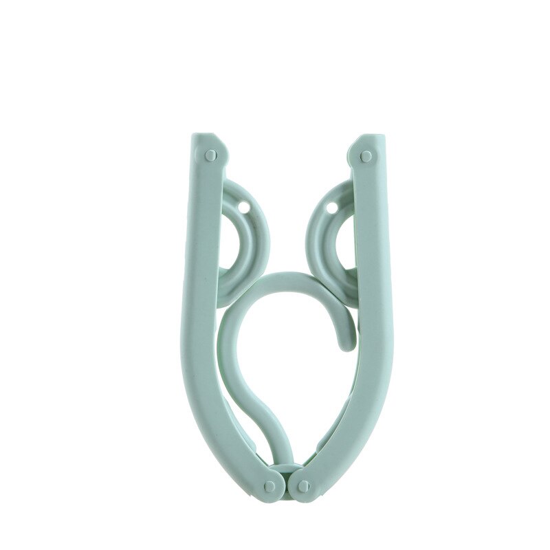 Opvouwbare Kleding Kleerhangers Reizen Hanger Magic Multi-Functionele Hangers Voor Kleding Droogrek Kledingrek Drogen Hanger: Green
