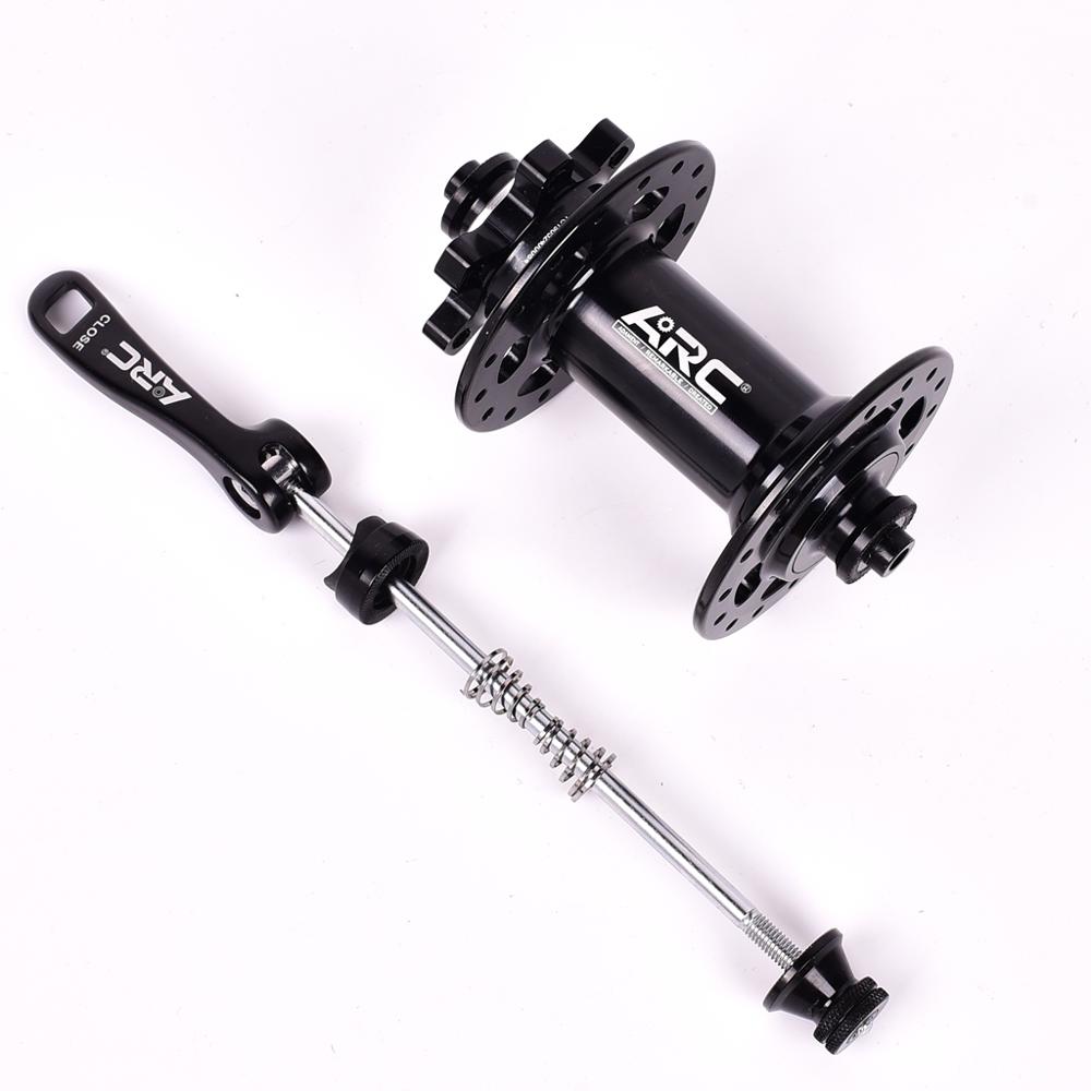 ARC Mountain Bike Hubs Disc Card Brake NBK bearing MTB bicycle hubs 8 9 10 11 Speed 135*10MM 142*12MM 15MM PK 041SB 32 Holes: Front Black 100x9mm