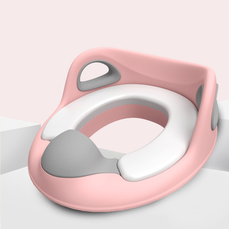 Kinderen Wc Kussen Toilet Seat Haak Goede Opslag Extra Baby Wc Wc Kinderzitje: PVC cushion pink