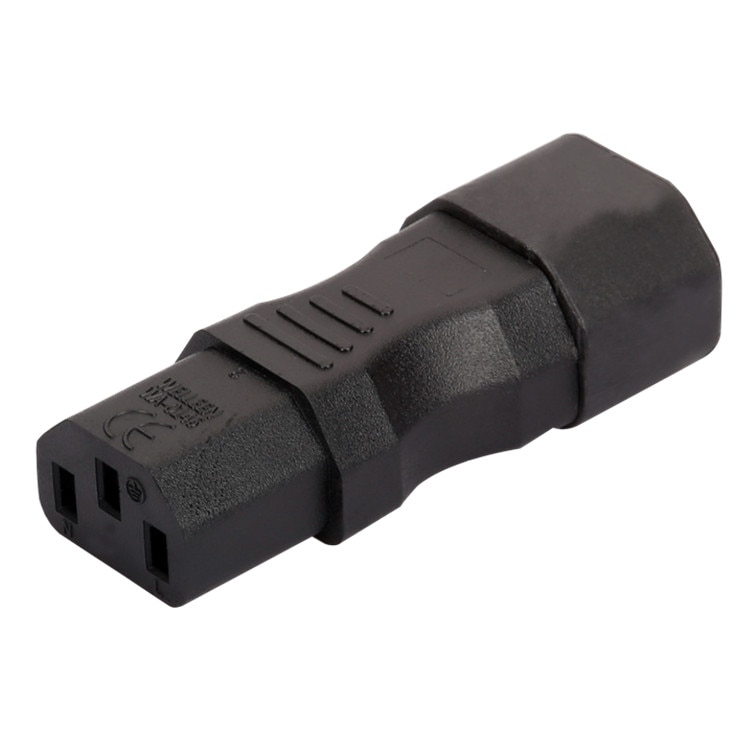 IEC 320 C14 to C13 Left Right Angle AC Adapter IEC 3Pole IEC 320 3pin Male to Female extend 90 Degree Down Up Angle AC converter