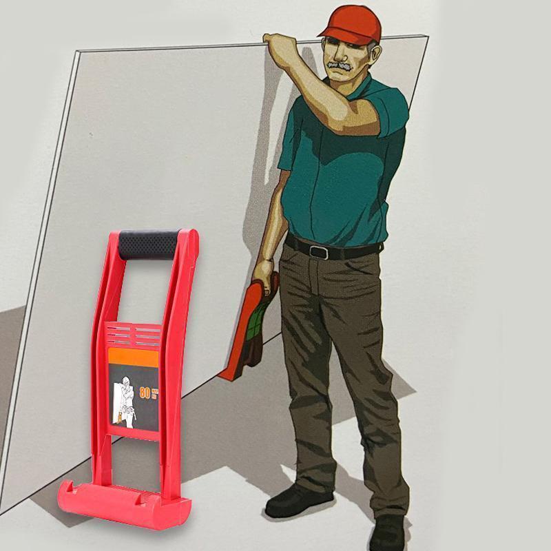 Porte-panneau géant, planche de bois, charge de 80kg, porte-panneau, pince, poignée en cloison sèche, couvre-lit en contreplaqué pour le transport