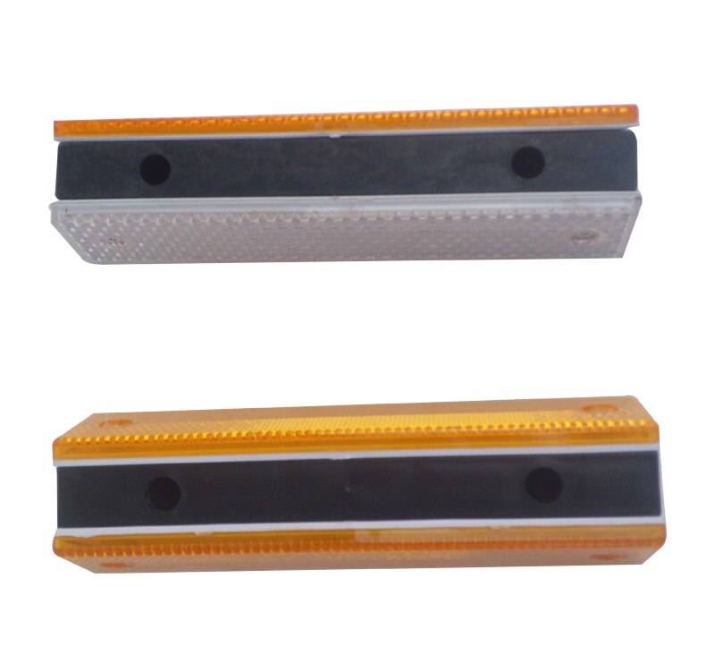 Double sided attached type rectangle contour standard traffic reflective sign traffic direction