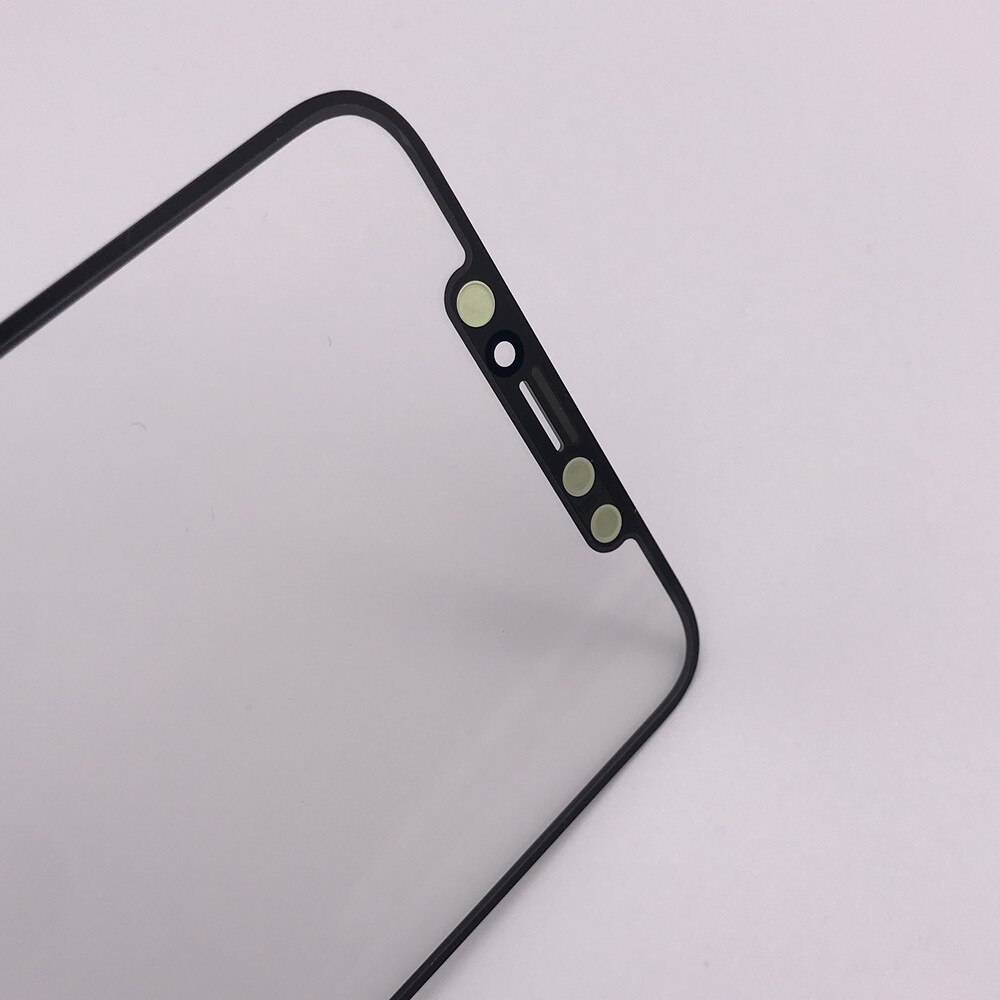 3 i 1 frontskjerm ytre glass oca rammeramme til iphone 11 pro x xs max xr skjermlinse erstatnings selvklebende klistremerke