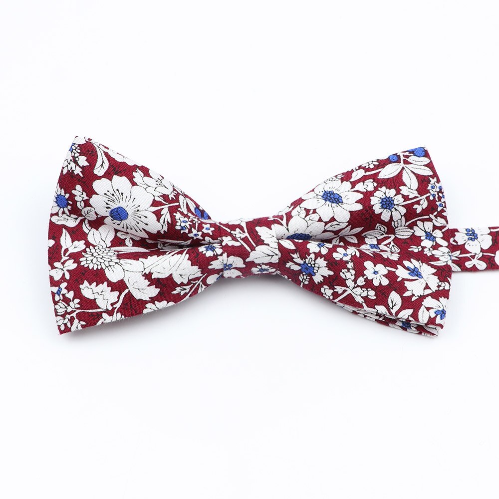 Kleurrijke Bloemen Strikjes Mode Katoen Print Bowtie Stropdassen Voor Mannen Wedding Party Pakken Gravata Vlinder Sjaaldassen