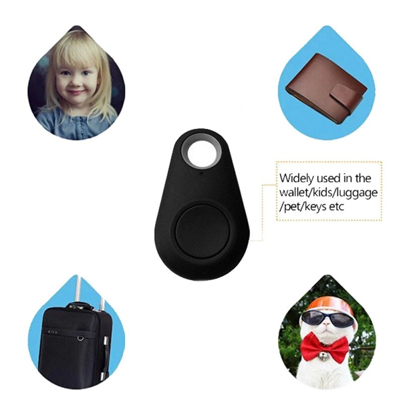 Inalámbrico Bluetooth 4,0 Anti-lost antirrobo dispositivo de alarma Tracker GPS localizador clave perro gato billeteras para niños localizador rastreador