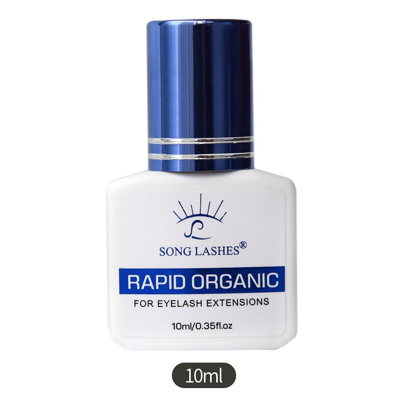 Colle adhésive forte de 10ml pour extensions de cils, 1-2 secondes, séchage rapide, professionnelle, noire: LG 0013(10 ml)