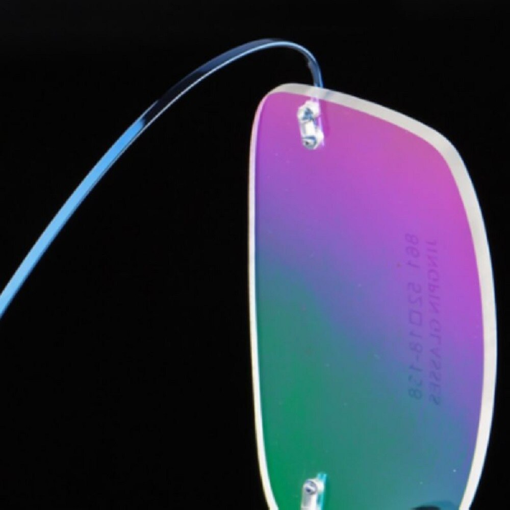 Leesbril heren optische bril geheugen titanium bril montuur randloos