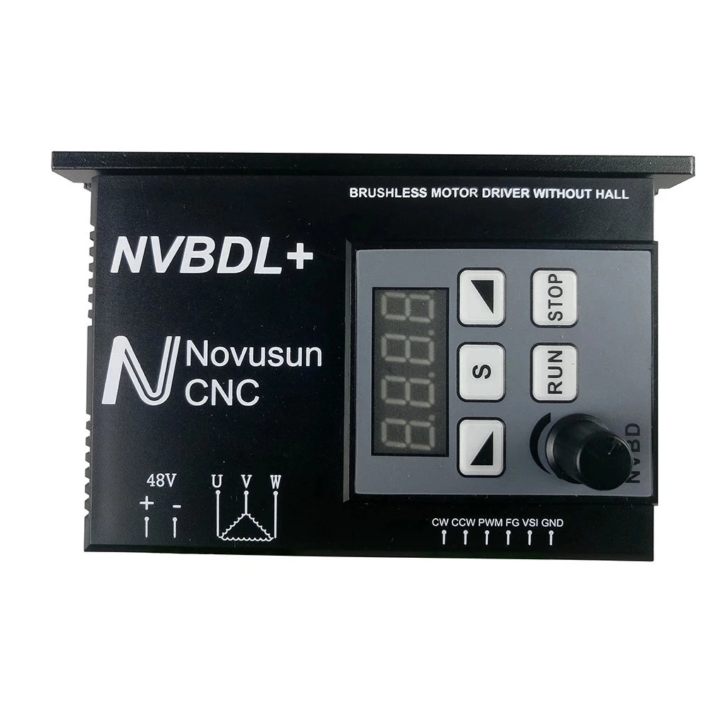 NVBDH + NVBDL + Bürstenlosen DC Motor- Fahrer Regler 400W Digital Anzeige Bildschirm CNC fräsmaschine Spindel