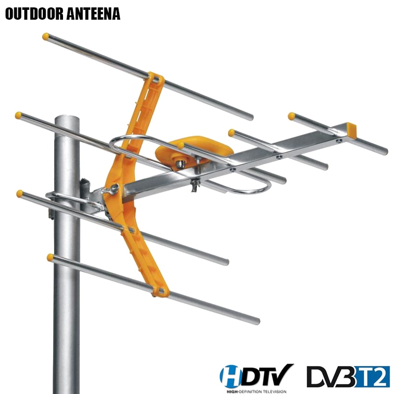 HD TV Digitale Antenna Per HDTV DVBT/DVBT2 470MHz-860MHz Antenna Esterna TV Digitale Amplificata HDTV antenna