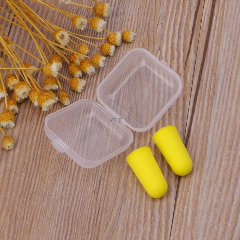 Tapones de silicona blanda para los oídos, protección auditiva para dormir, reducción de ruido, 1 par