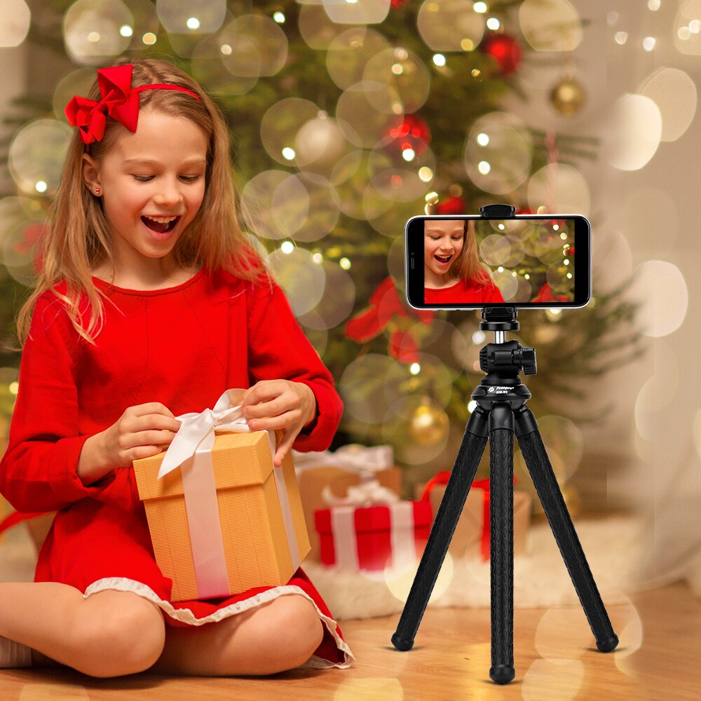 Fotopro Mini portátil impermeable pulpo flexibles Smartphone trípode de cámara fría de montaje con cabeza de bola con 1/4 tornillo