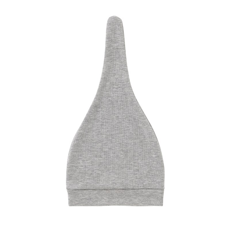 2 pçs bebê chapéu luvas conjunto primavera outono menina menino gorro mitenes cor sólida macio algodão nó recém-nascido infantil sono chapéu