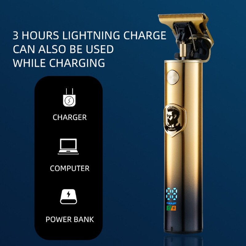 USB Charge Electric Hair Clipper Shaver Beard Trimmer Men Hair Cutting Machine Beard Barber Hair Cut Man