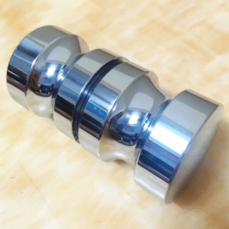 Enkeltrille glasdørknop brusebadskabshåndtag aluminiumslegering metal  y1ad