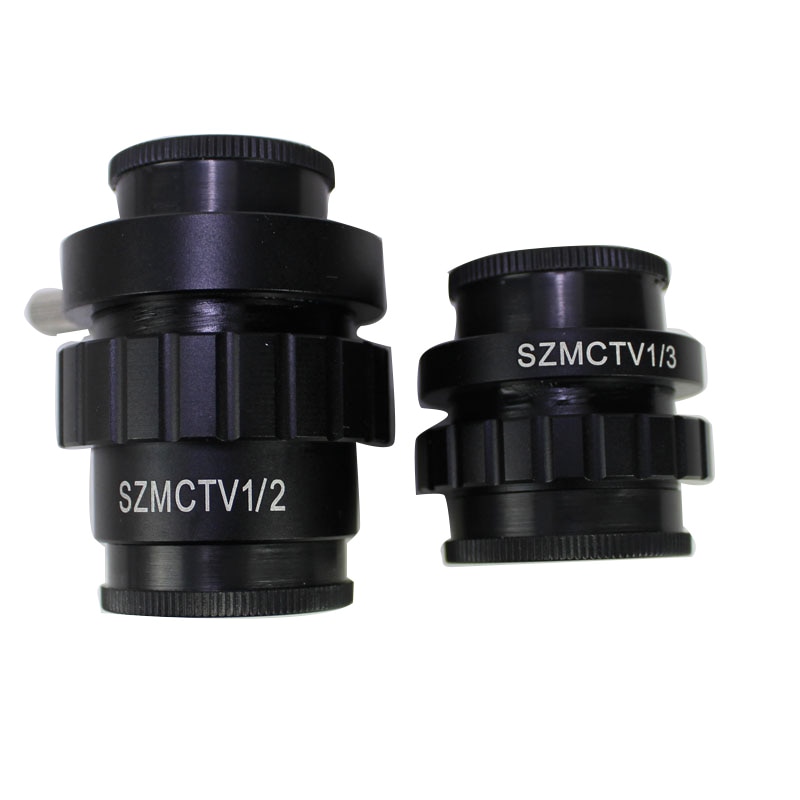 Ctv 1/2 1/3 1x adapter 0.3x 0.5x c mount linseadapter for szm video digitalkamera trinokulært stereomikroskop tilbehør