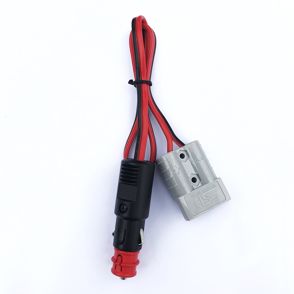 Extend Cable Red and Black Parallel Wire Battery Connector Solar panel 12V 24V Batteries Male Plug to Car Cigarette Lighter