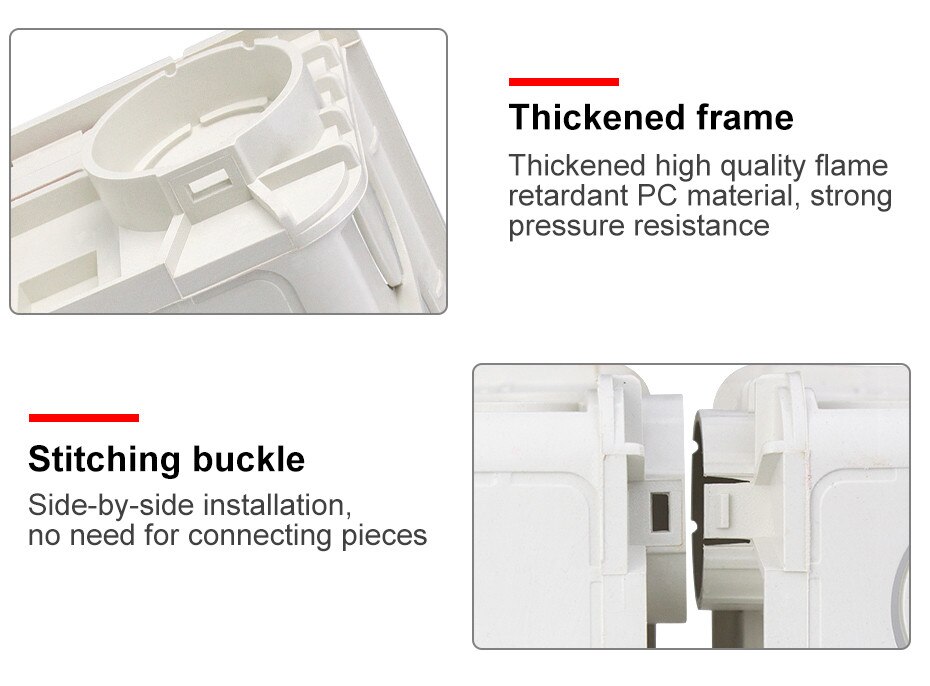 Safe &durable Wall Mounting Box Applicable to switch residential, buildings and factory installation of electrical equipment