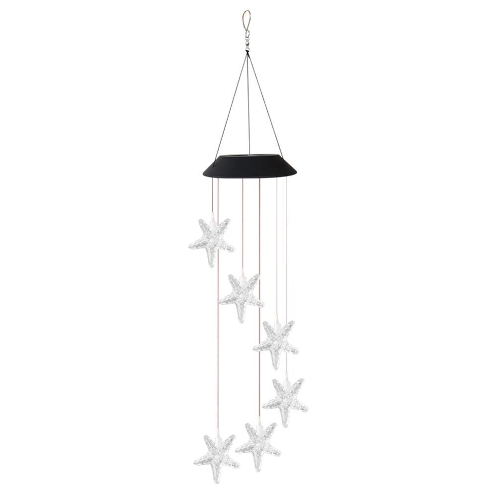 6 LED colibri lampe solaire en plein air jardin pelouse cour paysage coloré suspendus cloches éclairage décoration Led: B