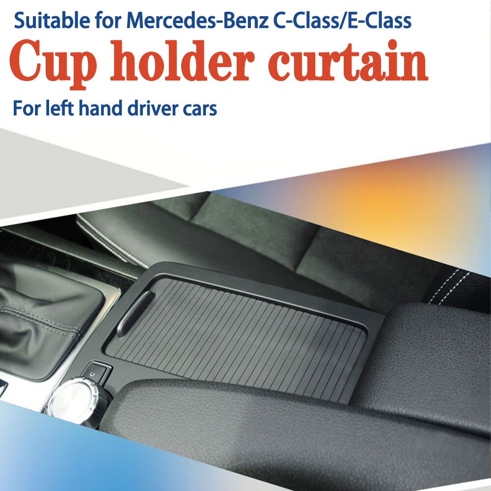 Accessori per la copertura del pannello del telaio del supporto della tazza dell&#39;acqua della Console centrale dell&#39;automobile per Mercedes Benz W204 (2007-2013) w212 (2010-2012)