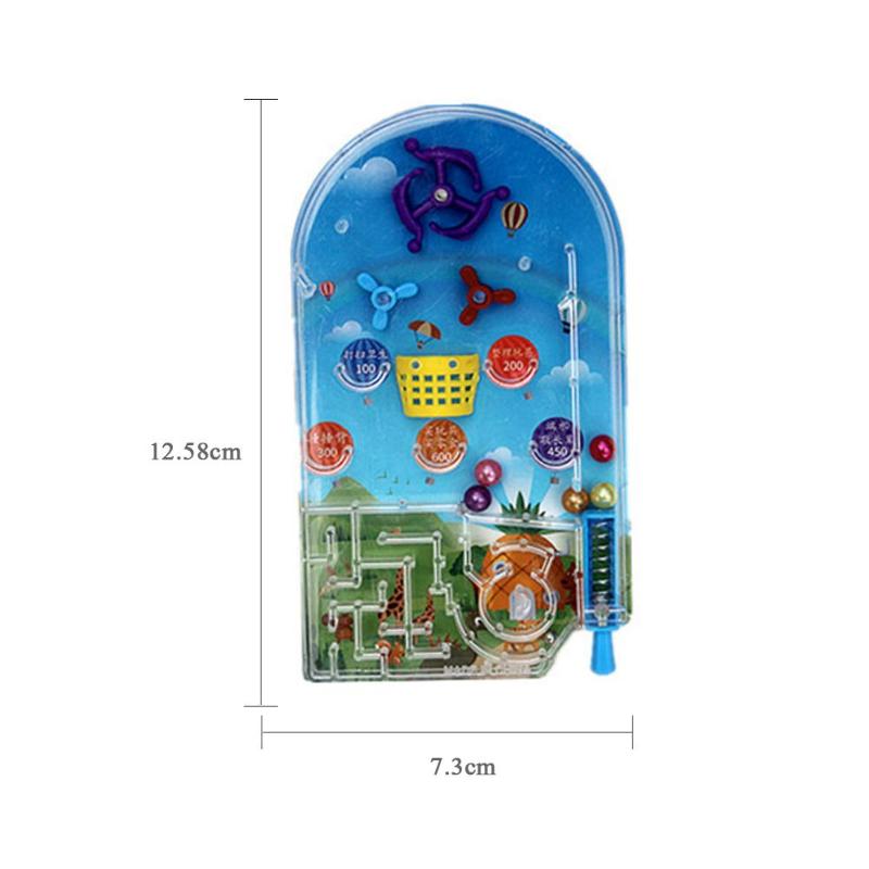 Shooting Pinball Maze Desktop Game Machine Children Kids Labyrinth Beads Ejection Peer Interaction Puzzle Toy Random