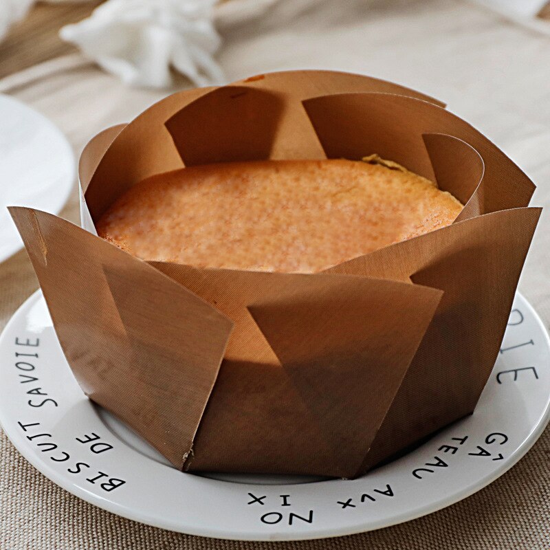 40 cm Ronde Non Stick Bakmat Herbruikbare Cake Liner Chiffon Cake Release Papier Bakvorm Vel Ontvormen Oven lade Papier