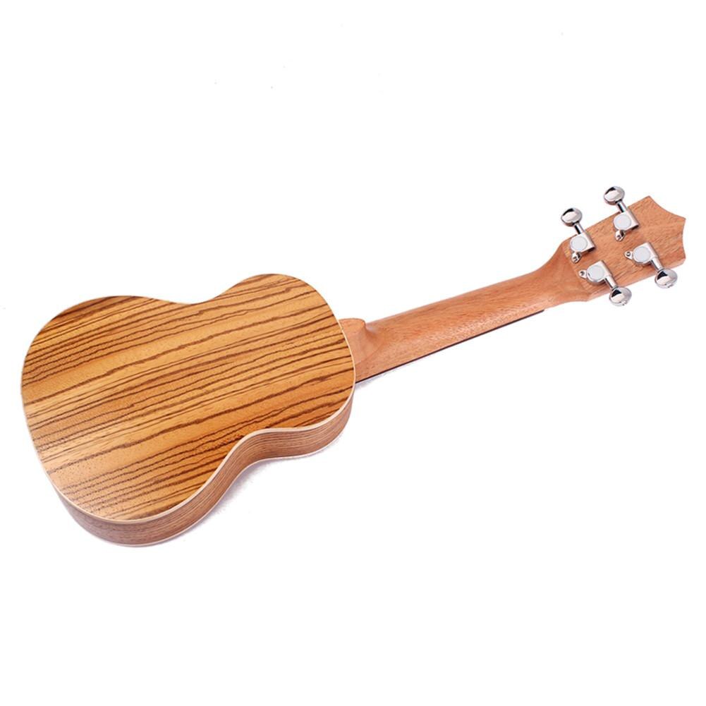 Zebrawood – petite guitare hawaïenne de 21 pouces, Ukulele, Instrument de musique, acoustique