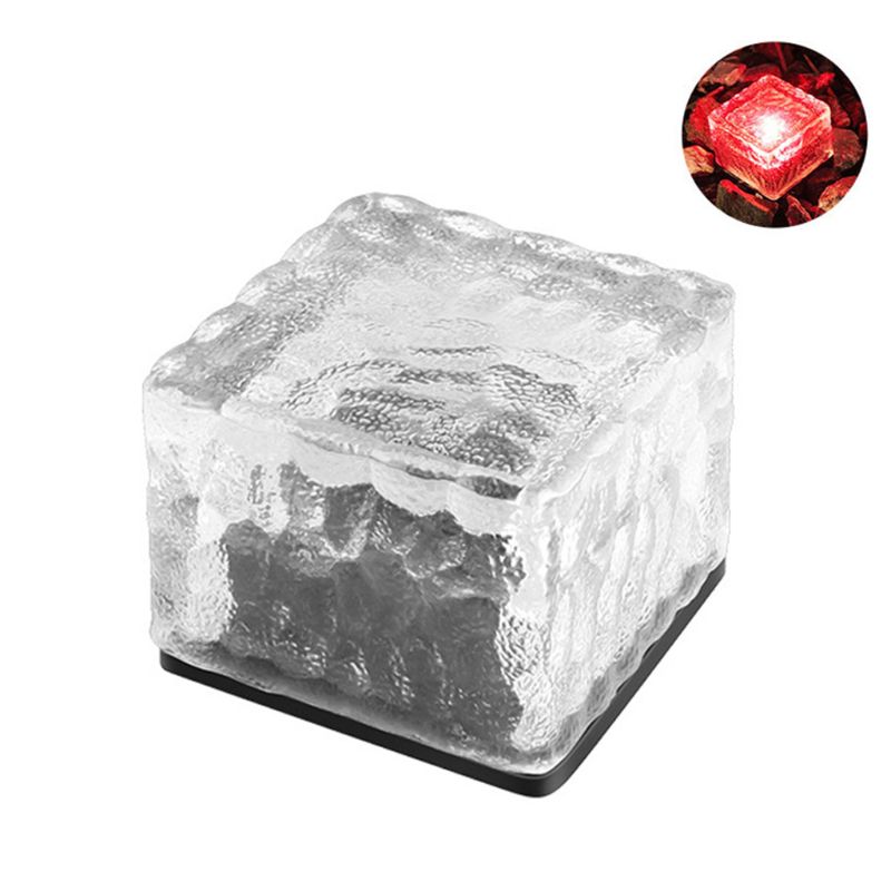 Solar LED Floor Tile Lights Rainproof Underground Night Lamp for Outdoor Garden Courtyard Lawn Decor