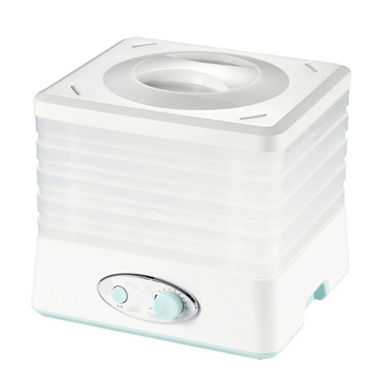 CUKYI – Mini machine de séchage de fruits 250W, appareil de déshydratation domestique pour fruits, légumes, viande et fleurs d&#39;animaux domestiques, cinq couches: Clair