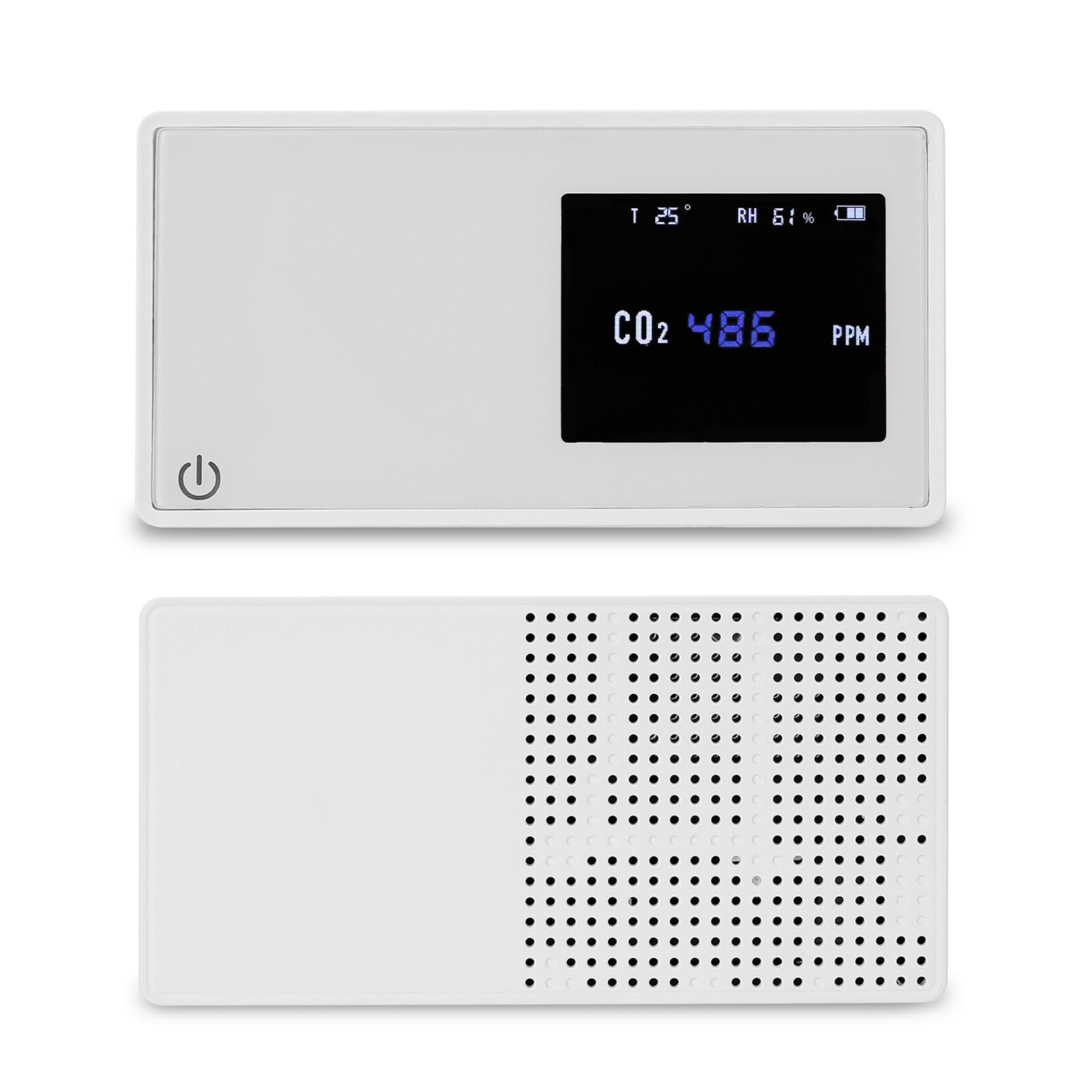 CO2 Tester Air Detector with Carbon Dioxide Value Electricity Quantity Temperature Humidity CO2 Sensor Gas Detector