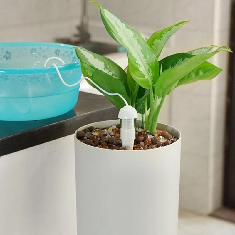 Plant Waterer Self Watering Spikes Plant Watering Devices With Slow Release Control Switch Automatic Vacation Drip HG99