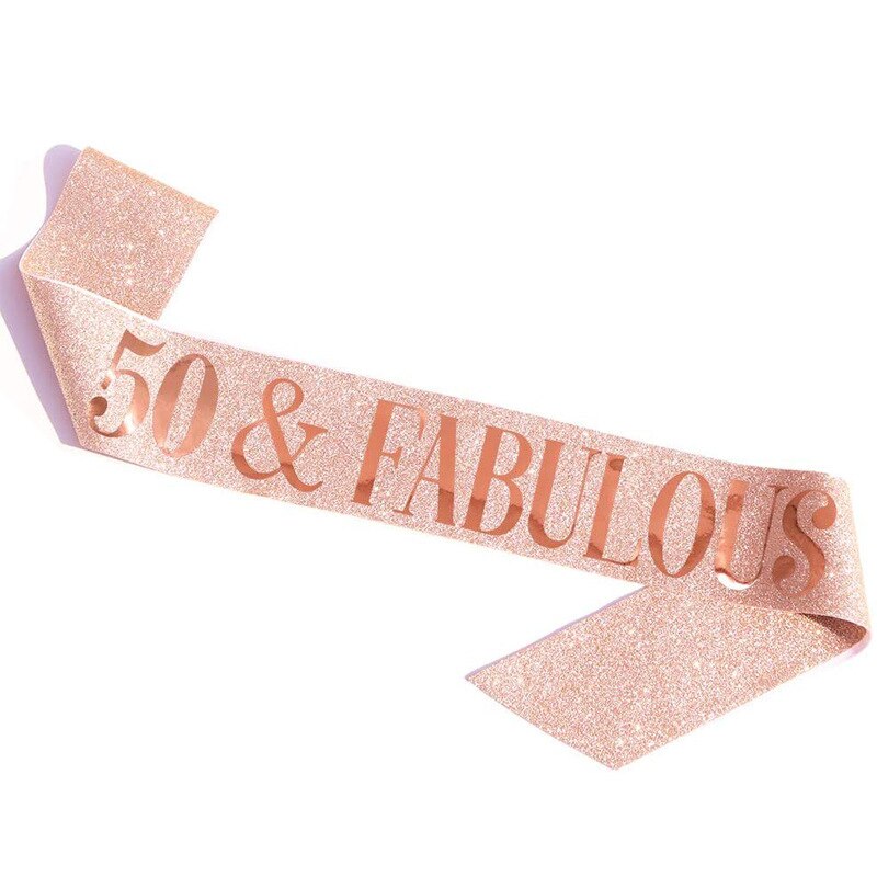 Ceinture en Satin pour reine de joyeux anniversaire, fournitures de décoration de fête d'anniversaire, 16e 21e 30-60e anniversaire: 11