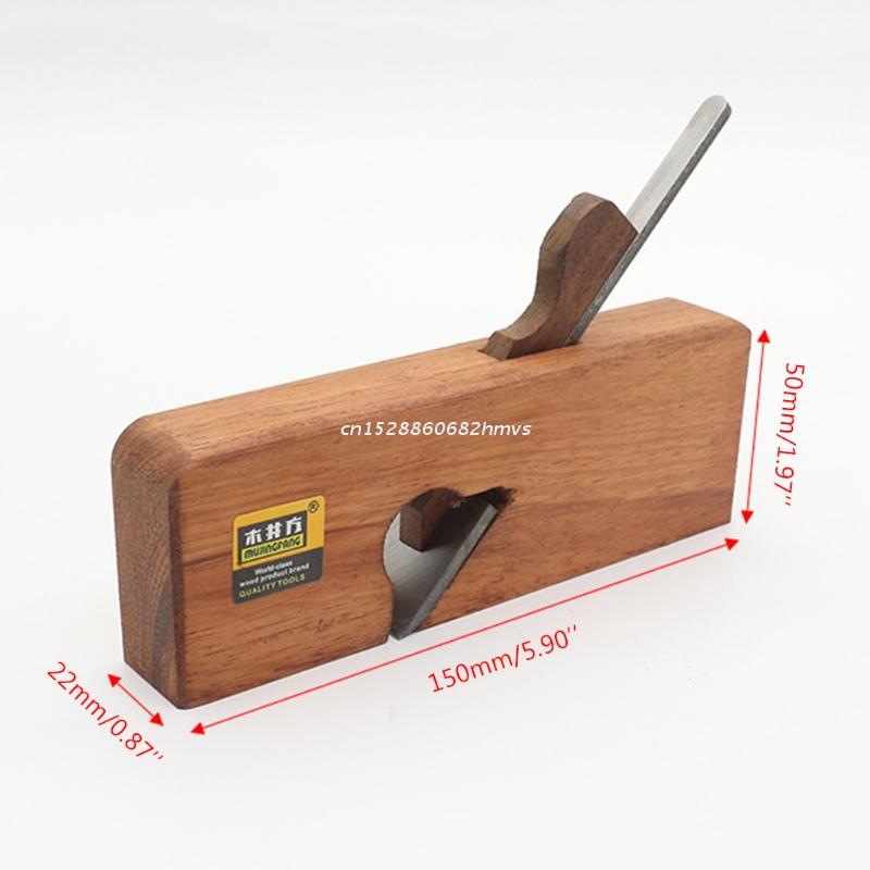 Mahogany 150mm Mini Hand Plane Wood Planer Steel Blade Woodworking Hand Planer