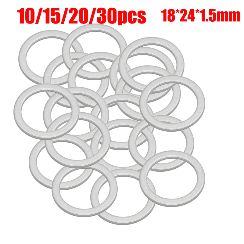 10 / 15 / 20 /30 Pcs Oil Drain Plug Washers Gasket Sump For Volvo V40 S60 V70 S80 XC90 Porsche 911