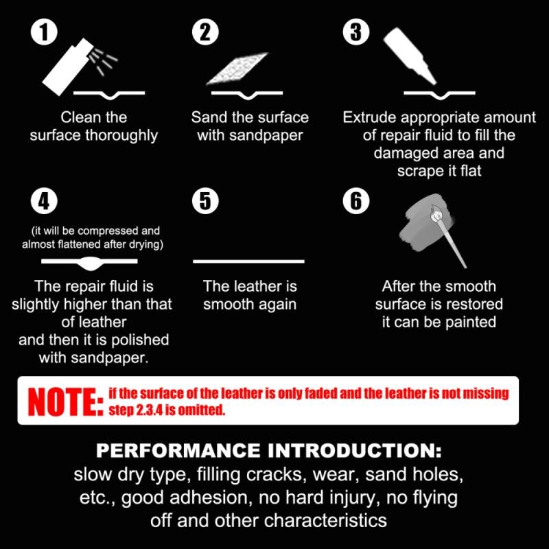 30ml Leather Strong Adhesive Leather Soft Glue Repair Leather Cracks Refurbishment Repair Fluid Leathercraft Accessories