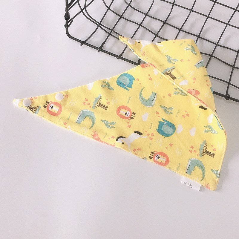 Algodão bandana babador babador alimentação bata infantil arroto panos dos desenhos animados saliva toalha bebê comer acessório macio material do bebê