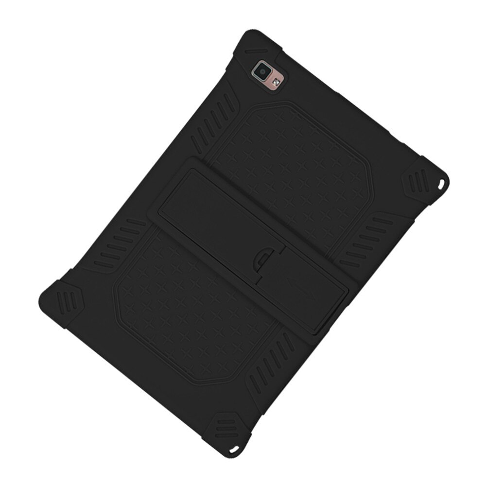 Soft Silicon Case Voor Teclast M40 10.1 Inch Funda Tablet Cover Case Voor Teclast M40 Stand Bescherm Shell: Black