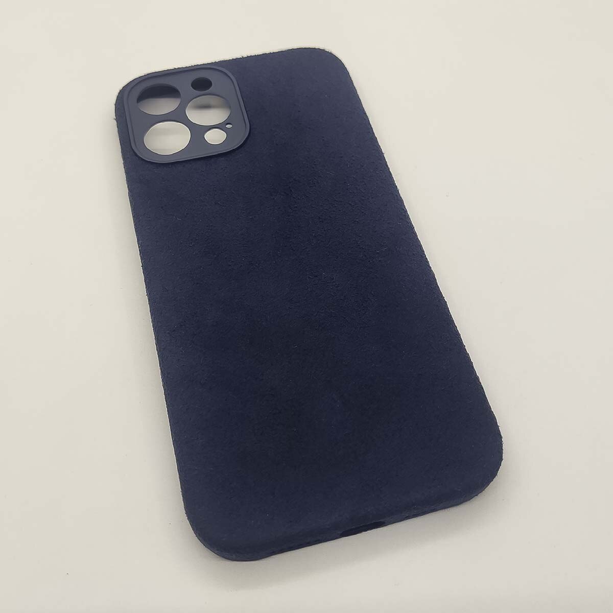 12 Pro Luxury Suede Leather Case For Apple iPhone 12 Pro Max Anti-Fall Protective Cover For iPhone 12 Mini 12Pro Max Phone Case: For 12 Pro Max / Dark Blue