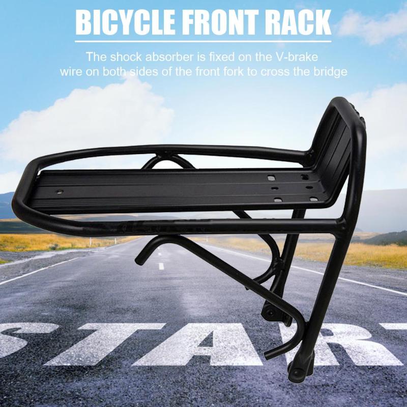 MTB Road Bike Bicycle Front Rack Carrier Panniers Bag Carrier Luggage Shelf Cycling Bracket